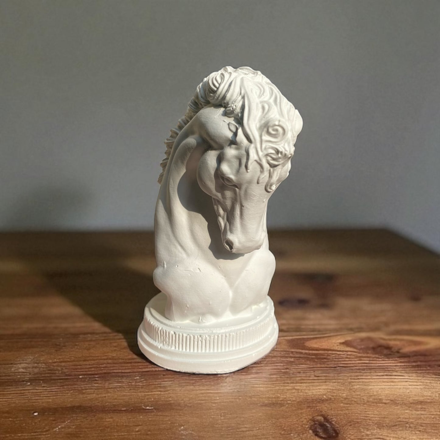 Ivory Stallion — a sculptural horse