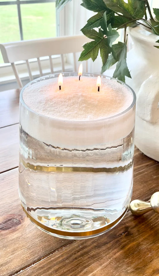How to Style Your Home with Waxed Pearl Floating Candles