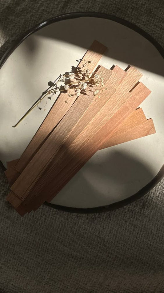 Timber Glow — Wooden Wick Set (Pack of 5)