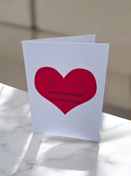 Forever & Ever Card – A Heartfelt Expression of Love