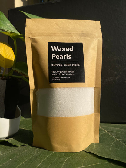 Aurora Pearls — White Waxed Pearls