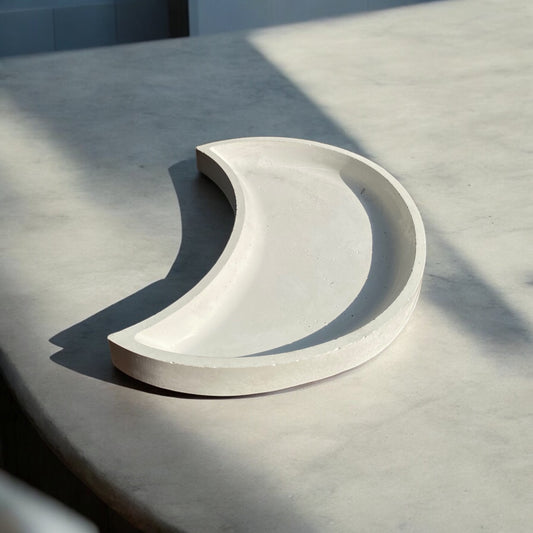 Moonlight Crescent — Lunar Candle Tray