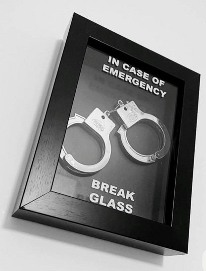 Custom Break-Glass Frame — Your Memory, Your Message