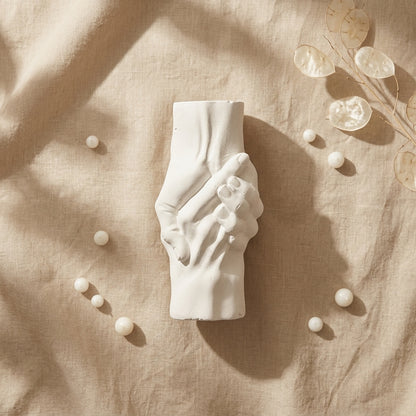 United Souls — Interlocked Hands Candle Holder